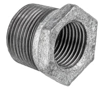 Reduzierstück Stecker/Buchse Typ 241 aus verzinktem Temperguss