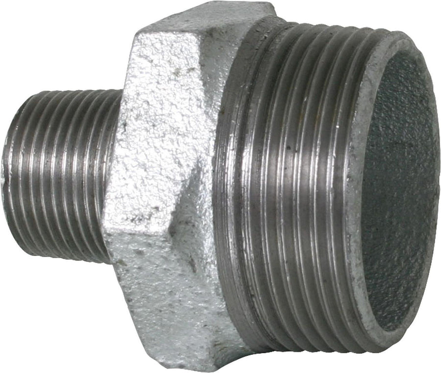 Mamelon double de réduction (Mâle x Mâle) Type 245 (fonte malléable zingué)