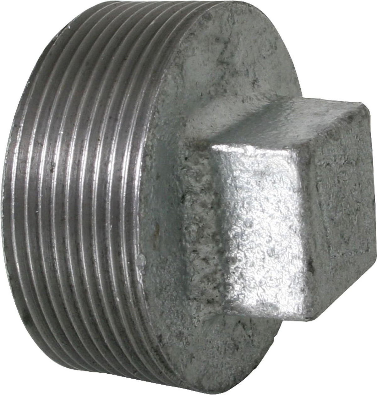 Bouchon mâle sans rebord type 291 (fonte malléable zingué)