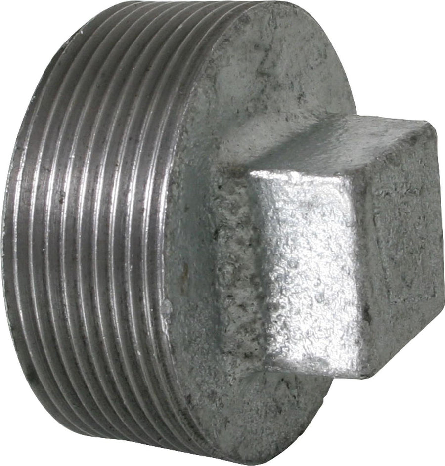 Bouchon mâle sans rebord type 291 (fonte malléable zingué)