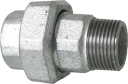 Raccord vissé à joint plat femelle/femelle Type 330 (fonte malléable zingué) dès 3/8"