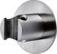 Support mural de douche INOX evenes avec rosace ronde Ø 60 mm inox poli
