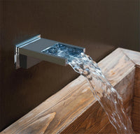 Bec cascade pour baignoire DN15 (1/2") filetage mâle, saillie 126 mm laiton chromé