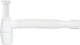 Siphon bouteille DN40 (1 1/2"), Diam. 40-50mm plastique blanc