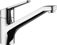 Mitigeur évier KWC Isla bec pivotant saillie 225 mm chromé