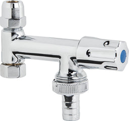 Robinet machine à laver avec clapet anti-retour et raccord 3/8" chromé