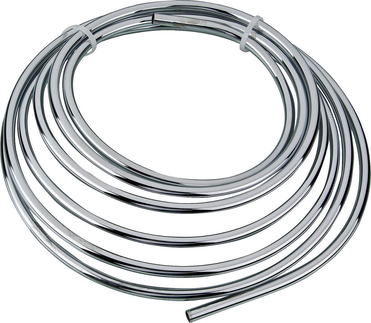 Tube en cuivre chromé en couronne