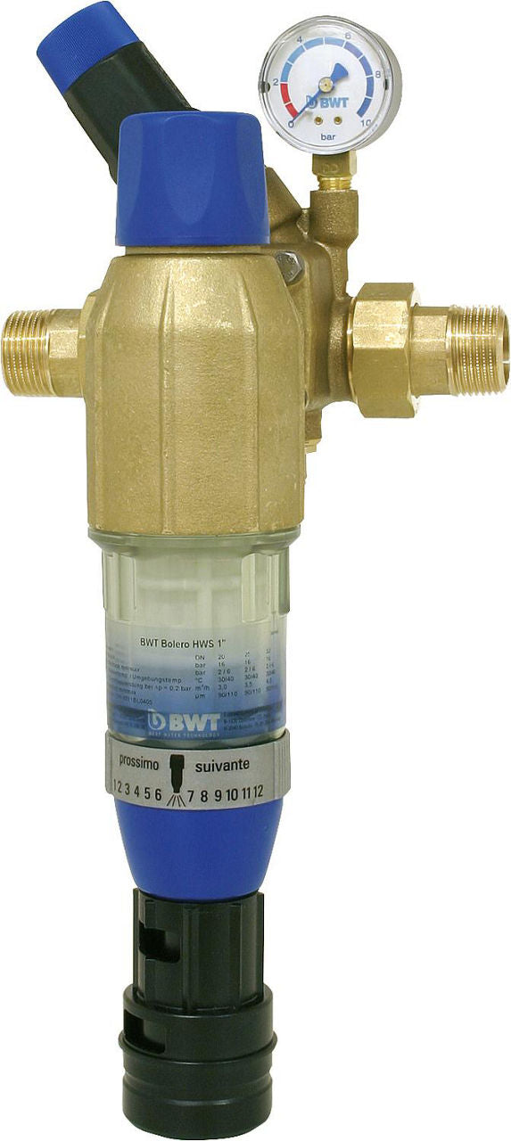 Station de filtration d'eau domestique BWT Bolero avec réducteur de pression, sans plomb