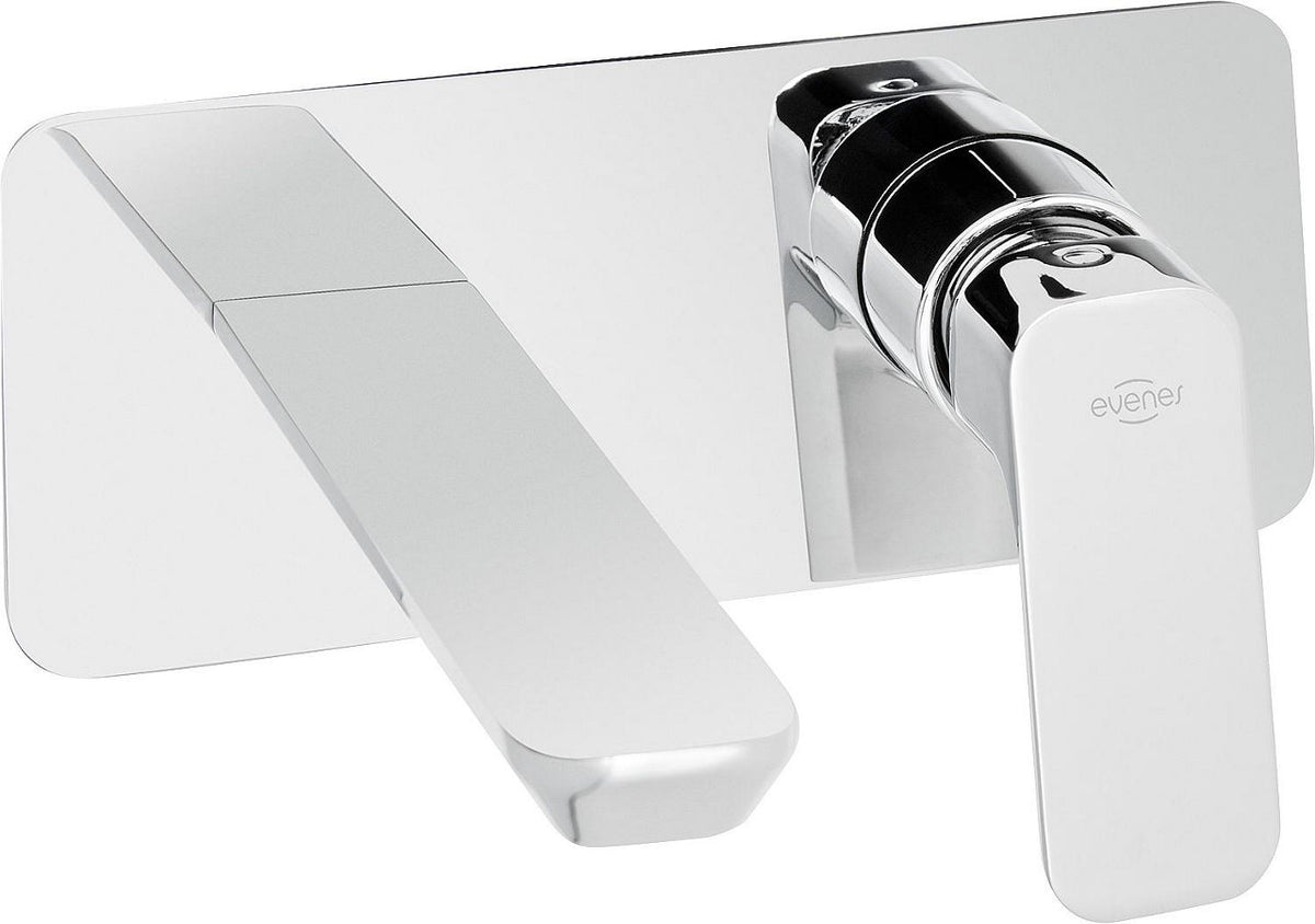 Mitigeur mural de lavabo Evenes Evando saillie 175mm chromé