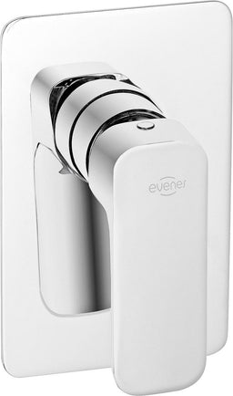 Mitigeur douche encastré Evando rosace 100x155 mm chromé