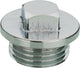 Bouchon chromé quatre-pans (M)
