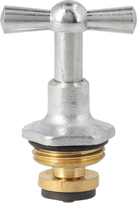 Tête de robinet de rechange 1/2" pour robinet de purge 1/2" chromé, poli