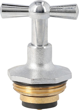 Tête de robinet de rechange 3/4" pour robinet de purge chromé poli