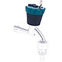 Tête de robinet Wassersafe pour robinet de purge 3/4" avec clé