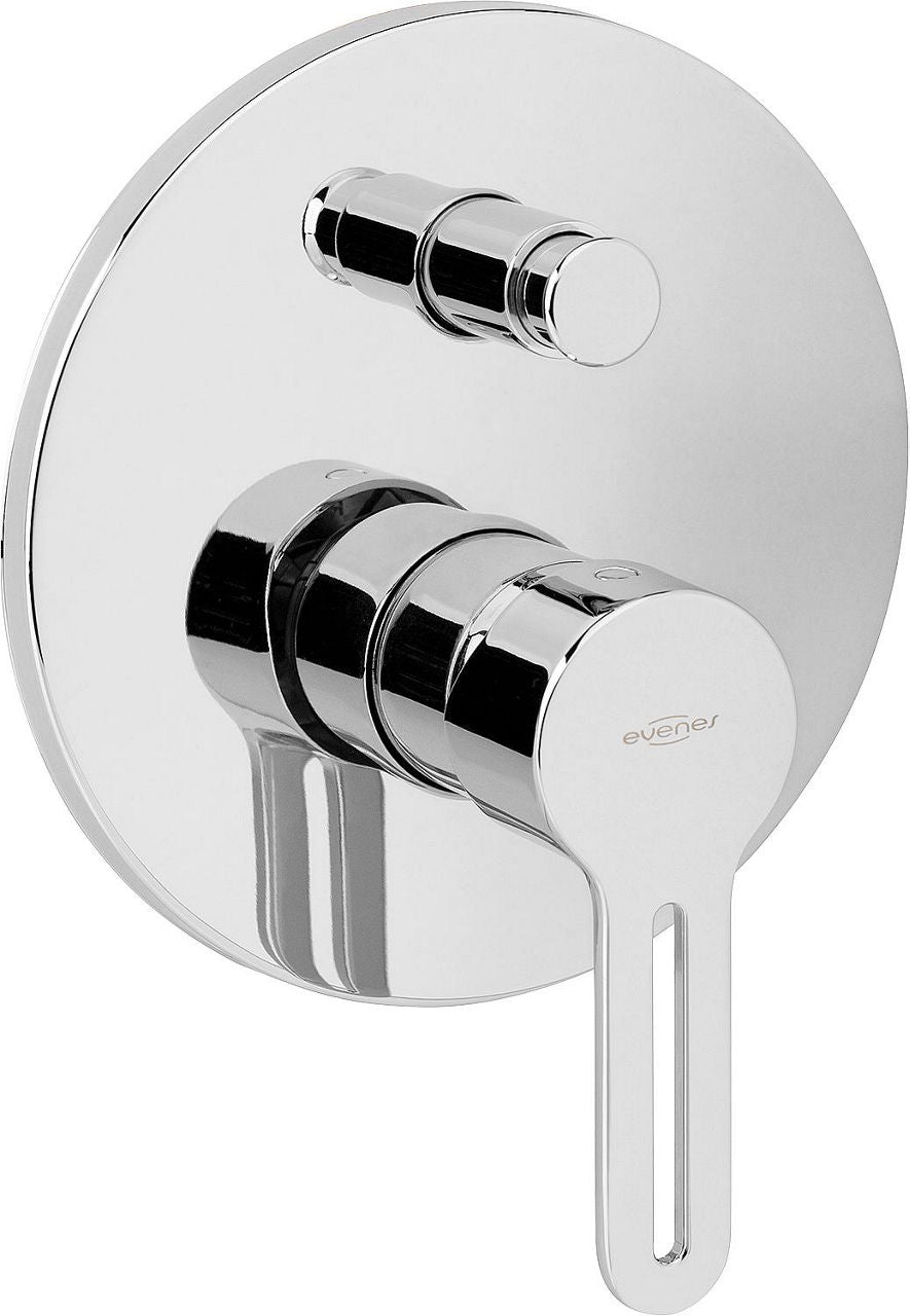 Mitigeur bain/douche encastré Enzan rosace Ø 155 mm chromé