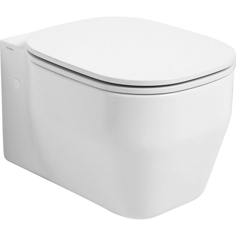 WC suspendu à fond creux GLAZE L x H x P : 360x340x520 mm céramique blanc