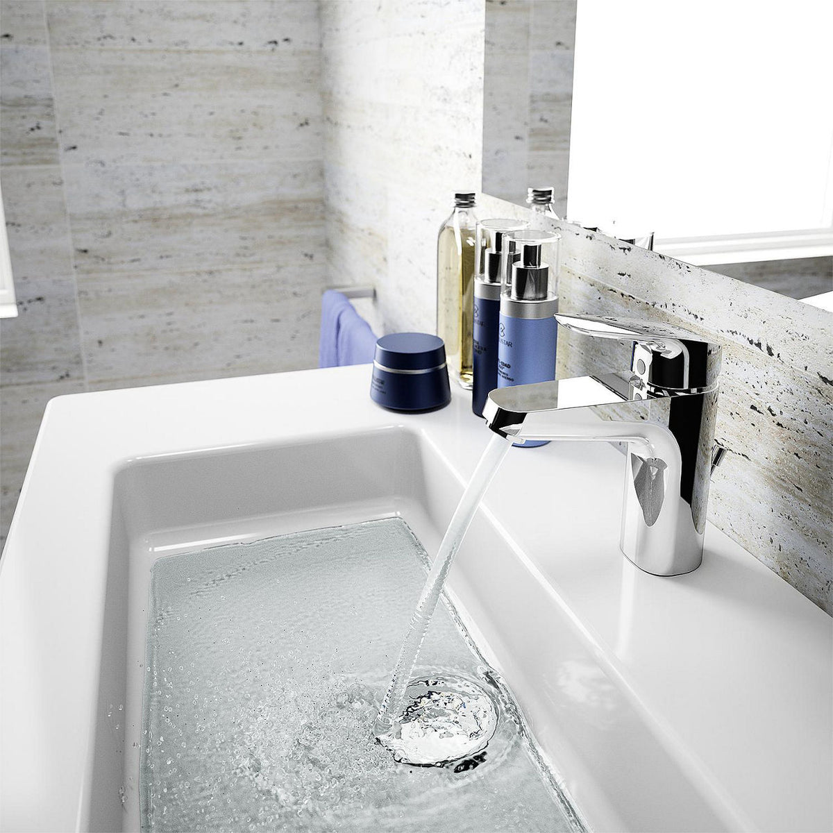Mitigeur de lavabo Ideal Standard Ceraflex saillie 144 mm chromé