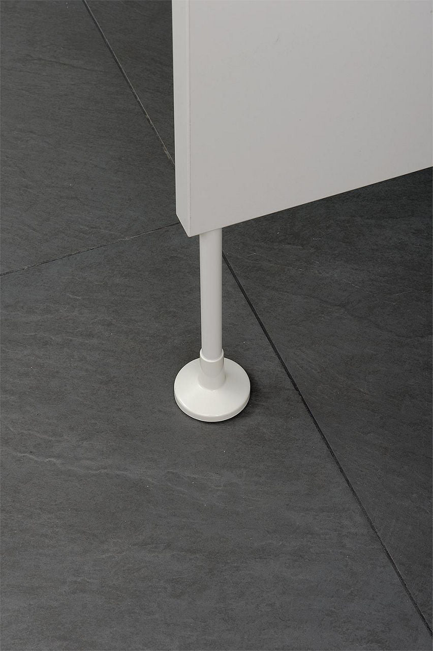 Cloison de séparation pour urinoir Standard, sur pied, 500×1100×28 mm, blanche - vue 3