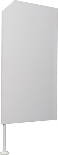 Cloison de séparation pour urinoir Standard, sur pied, 500×1100×28 mm, blanche