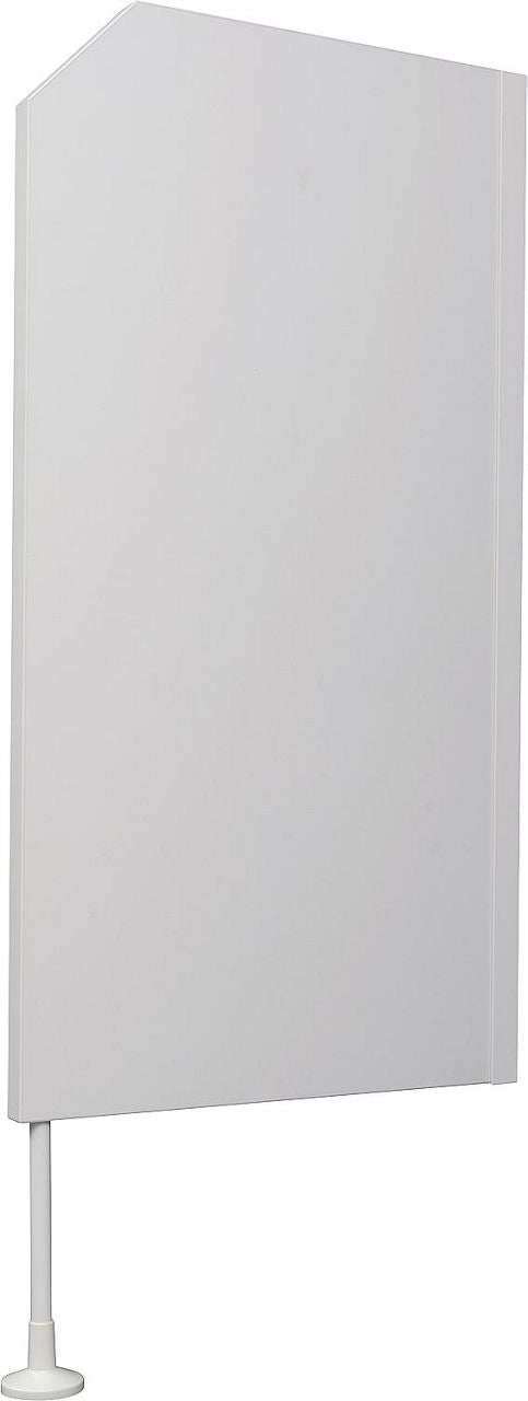 Cloison de séparation pour urinoir Standard, sur pied, 500×1100×28 mm, blanche