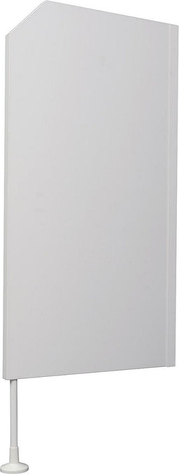 Cloison de séparation pour urinoir Standard, sur pied, 500×1100×28 mm, blanche