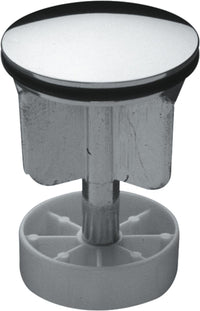 Bouchon excentrique 1 1/4" laiton chromé avec joint torique