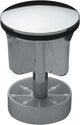 Bouchon excentrique 1 1/4" laiton chromé avec joint torique