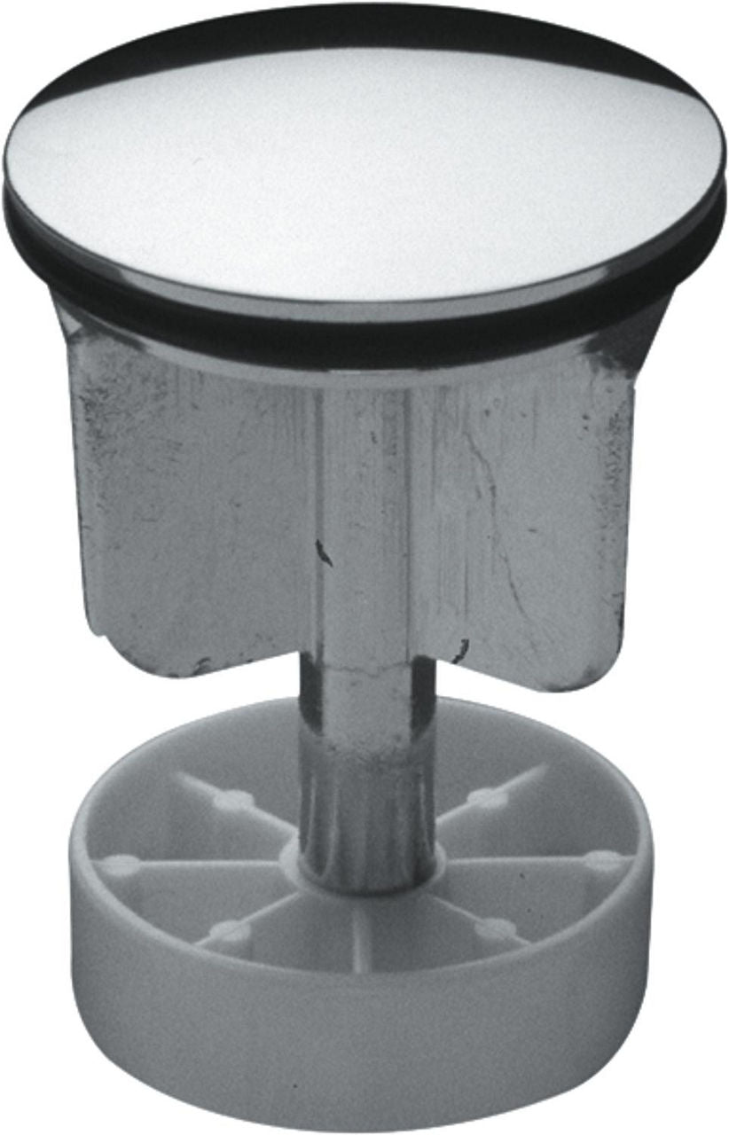 Bouchon excentrique 1 1/4" laiton chromé avec joint torique