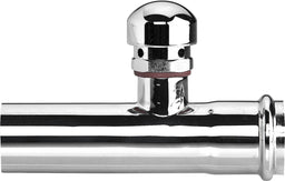 Tube rallonge avec soupape antivide laiton chromé 32 x 125 mm