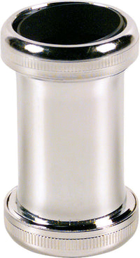 Accouplement laiton chromé 32 x 32 mm, avec 2 joints coniques