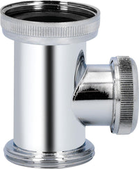 Raccord intermédiaire pour siphon laiton chromé