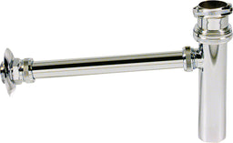 Tube de réglage en laiton chromé 32 x 240 mm avec raccord eau de fuite 3/4"