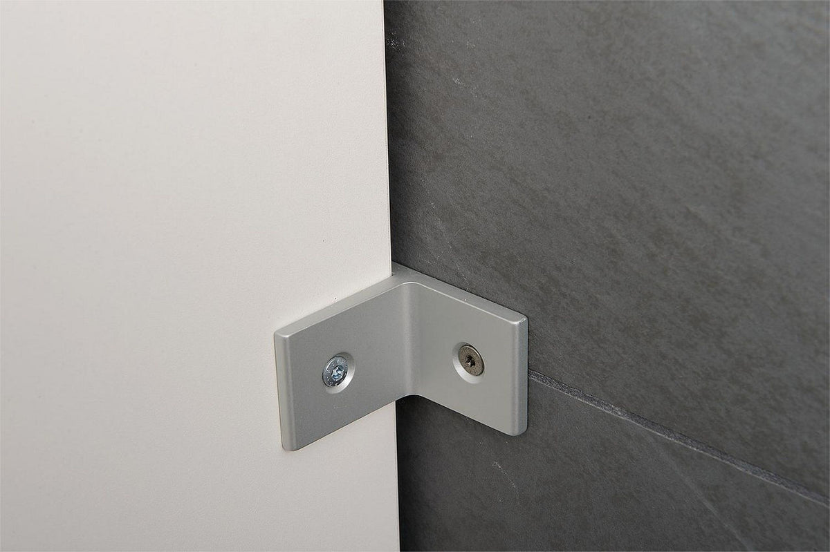 Cloison de séparation pour urinoir Standard, suspendue, 400×900×28 mm, blanche - vue 3
