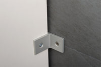Cloison de séparation pour urinoir Standard, suspendue, 400×900×28 mm, blanche - vue 3