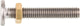Vis d'ajustage en laiton brut M6 avec écrou pour bouchon excentrique 93 073 06