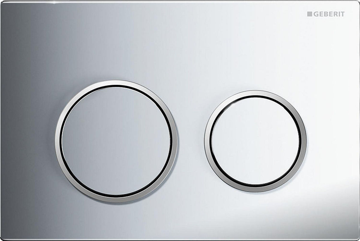 Plaque de commande Geberit Omega 20, pour rinçage double touche