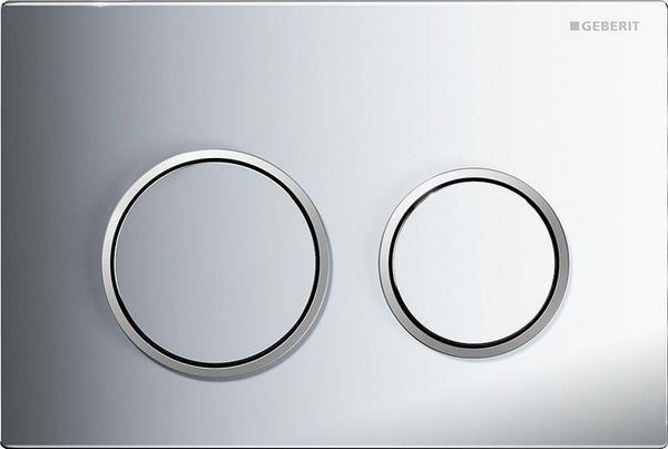 Plaque de commande Geberit Omega 20, pour rinçage double touche