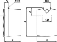 Chauffe-eau électrique résistant à la pression GT, 5 - 15 litres - EVENES