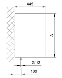 Chauffe-eau électrique OGB Slim SM, avec système de chauffage tubulaire indirect 30 - 100 litres