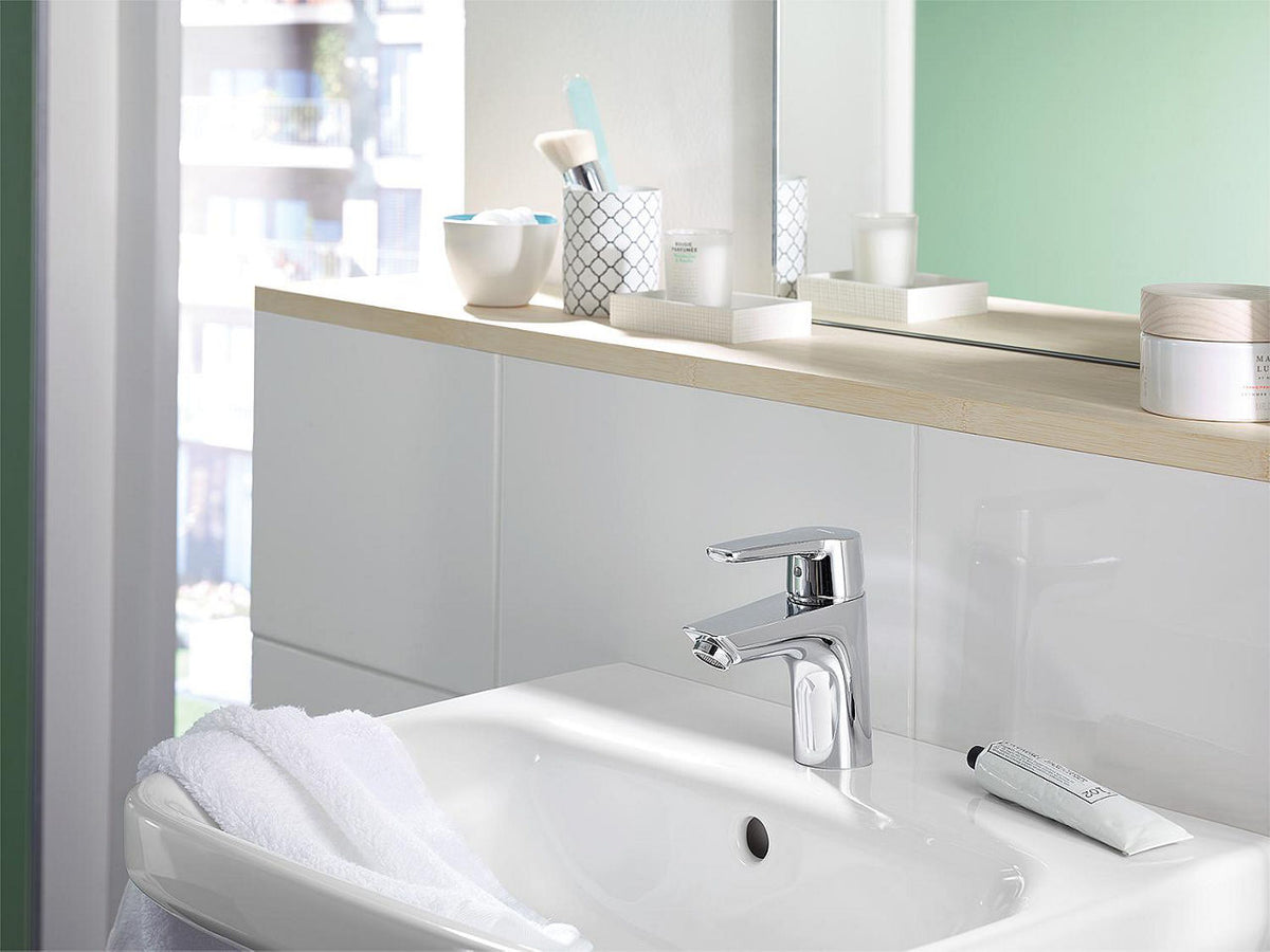 Mitigeur de lavabo Hansa Hansapolo saillie 103 mm chromé