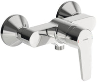 Mitigeur douche apparent Hansa Hansapolo saillie 145 mm chromé