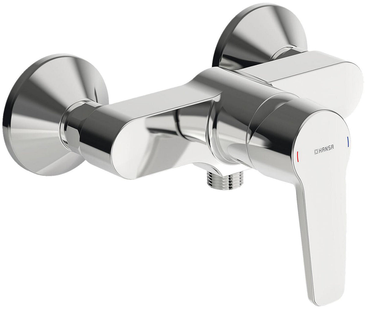 Mitigeur douche apparent Hansa Hansapolo saillie 145 mm chromé