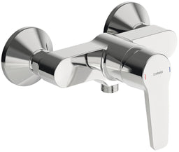 Mitigeur douche apparent Hansa Hansapolo saillie 145 mm chromé