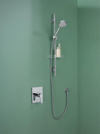 Mitigeur douche encastré Hansa Hansapolo rosace 150x185 mm chromé