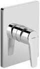 Mitigeur douche encastré Hansa Hansapolo rosace 150x185 mm chromé