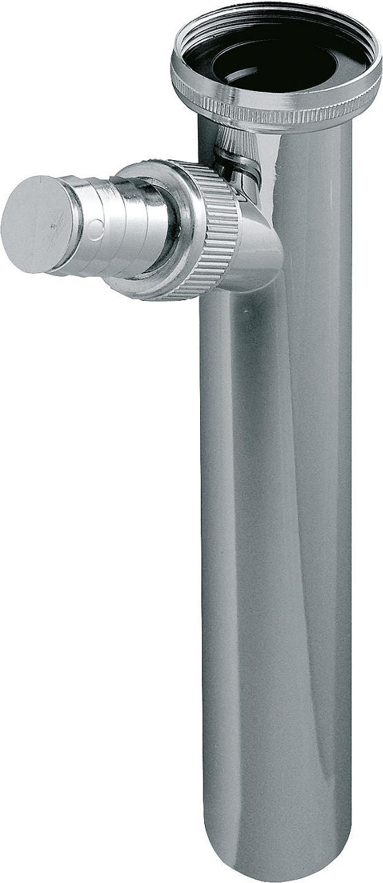 Tube de réglage en plastique chromé, certifié DIN/LGA DN32x200mm 45°