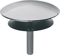 Bouchon d'évacuation de rechange UP&Down pour bonde de baignoire plastique/chromé DN74 Tappaguasti