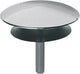 Bouchon d'évacuation de rechange UP&Down pour bonde de baignoire plastique/chromé DN74 Tappaguasti