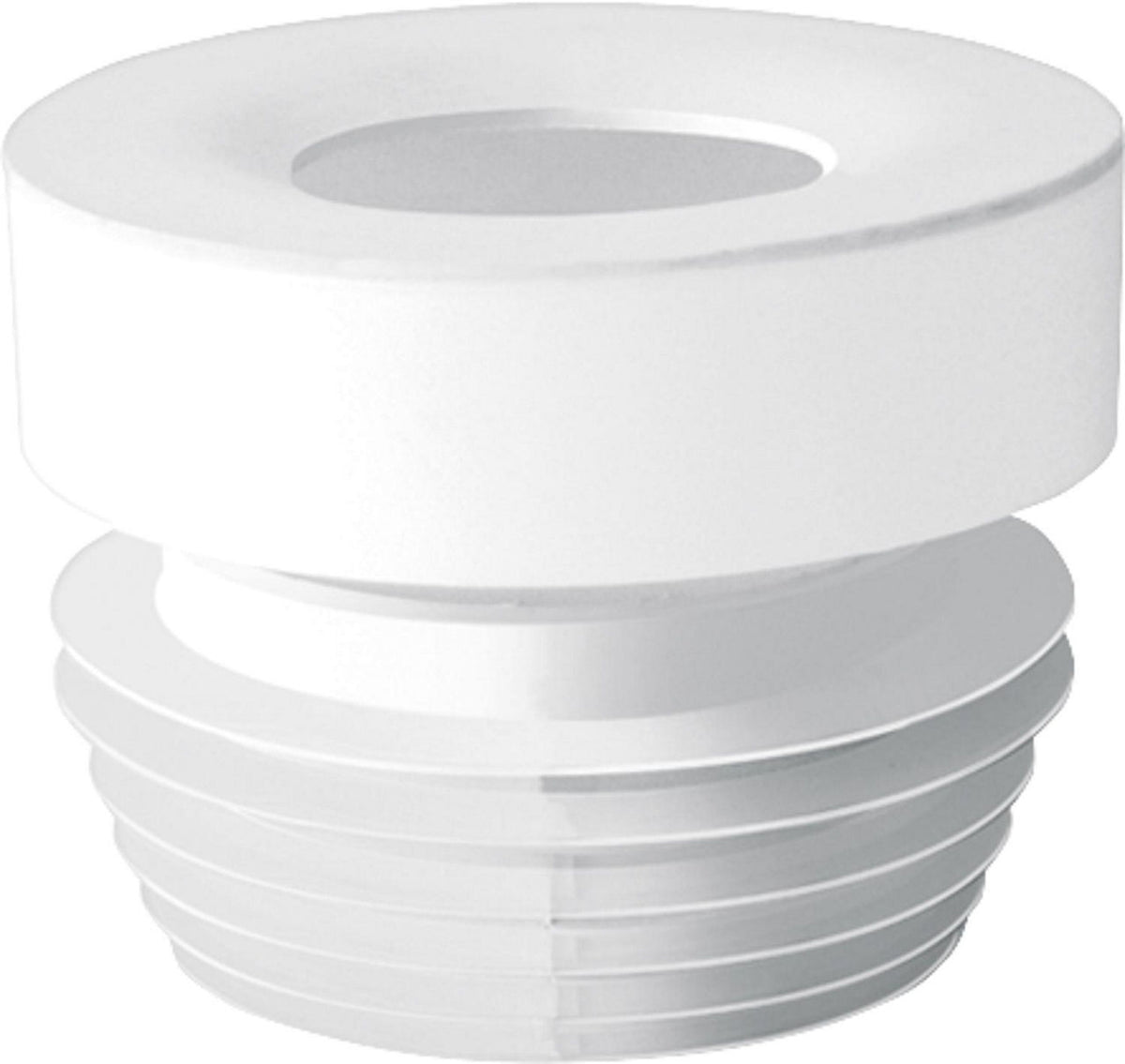 Raccord droit de WC Ø 100-110 mm, couleur blanc