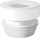 Raccord droit de WC Ø 100-110 mm, couleur blanc